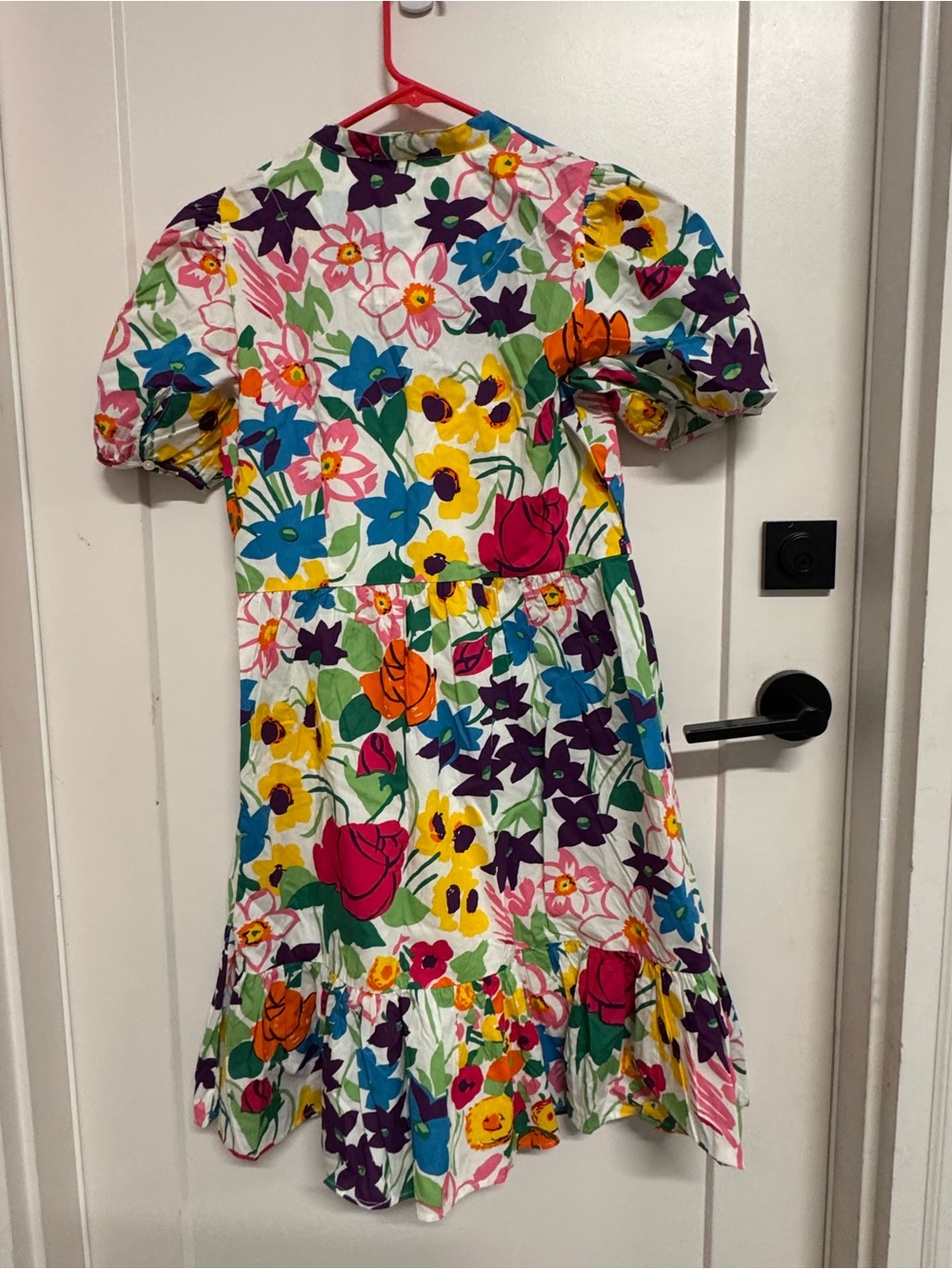 J. Crew Bright Floral Cotton Dress, 2 - Picture 2 of 3